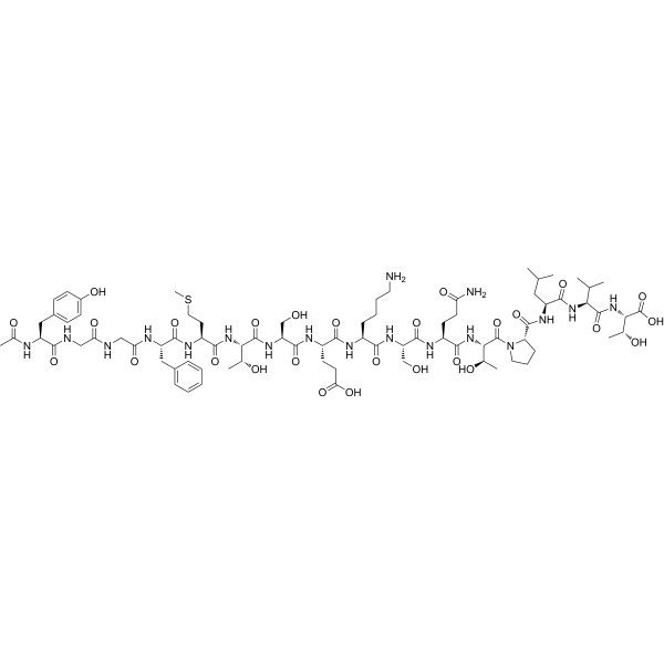 N-Acetyl-α-Endorphin Chemical Structure