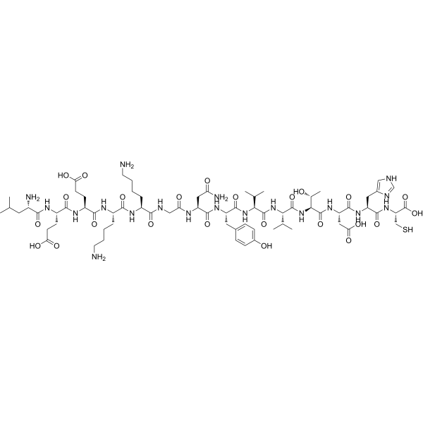 EGFRvIII peptide (PEPvIII) Chemical Structure