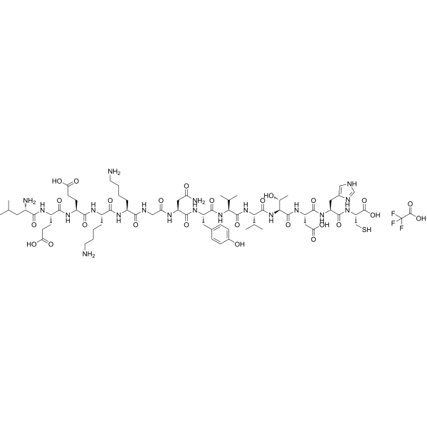 EGFRvIII peptide (PEPvIII) (TFA) Chemical Structure