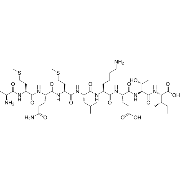 HIV gag peptide (197-205) Chemical Structure