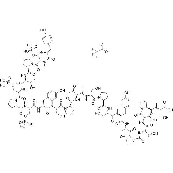 [pSer2, pSer5, pSer7]-CTD TFA Chemical Structure