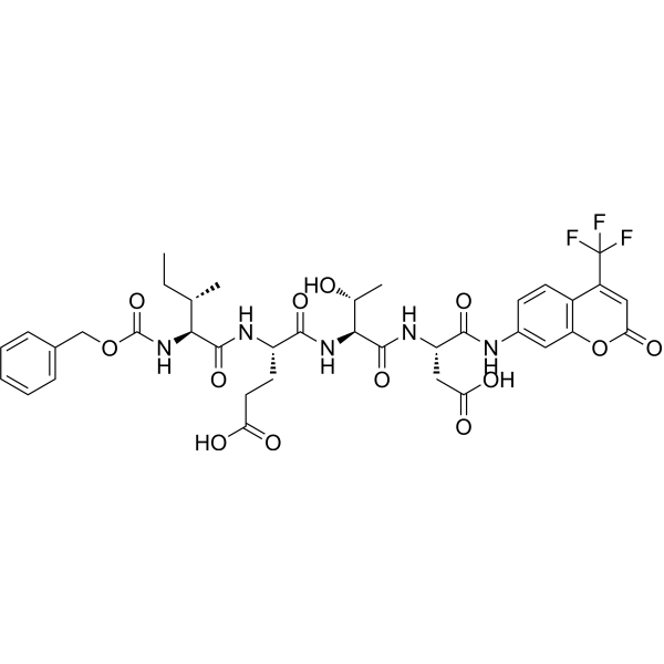 Z-IETD-AFC Chemical Structure