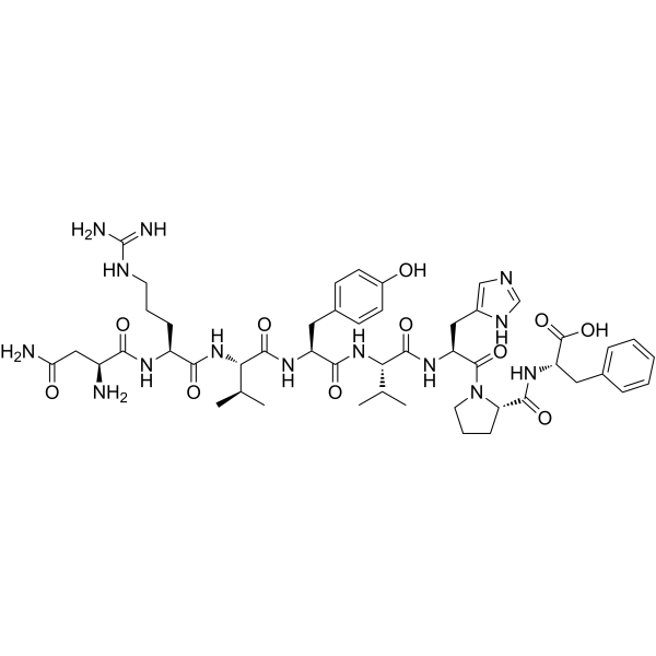 Angiotensin amide Chemical Structure