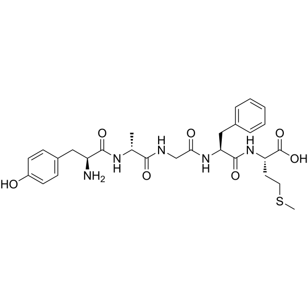 [D-Ala2]-Met-Enkephalin Chemical Structure