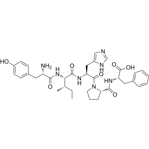Angiotensin I/II (4-8) Chemical Structure