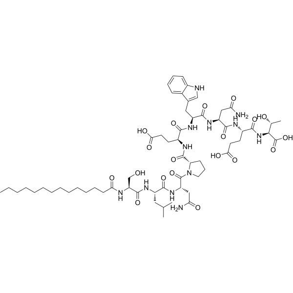 PKCβII Peptide Inhibitor I Chemical Structure