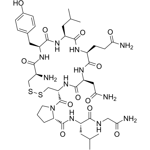 [Leu3]-Oxytocin Chemical Structure