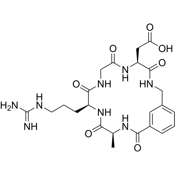 Cyclo(Ala-Arg-Gly-Asp-Mamb) Chemical Structure