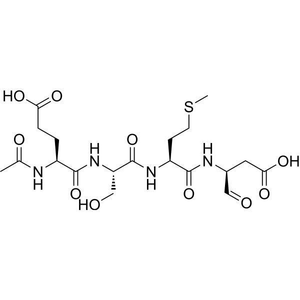 Ac-ESMD-CHO Chemical Structure