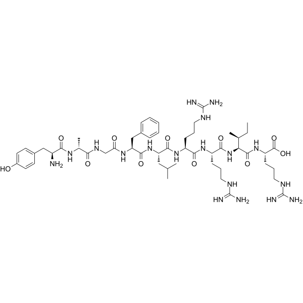 [DAla2] Dynorphin A (1-9) (porcine) Chemical Structure
