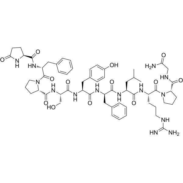 [D-Phe2,6, Pro3]-LH-RH Chemical Structure