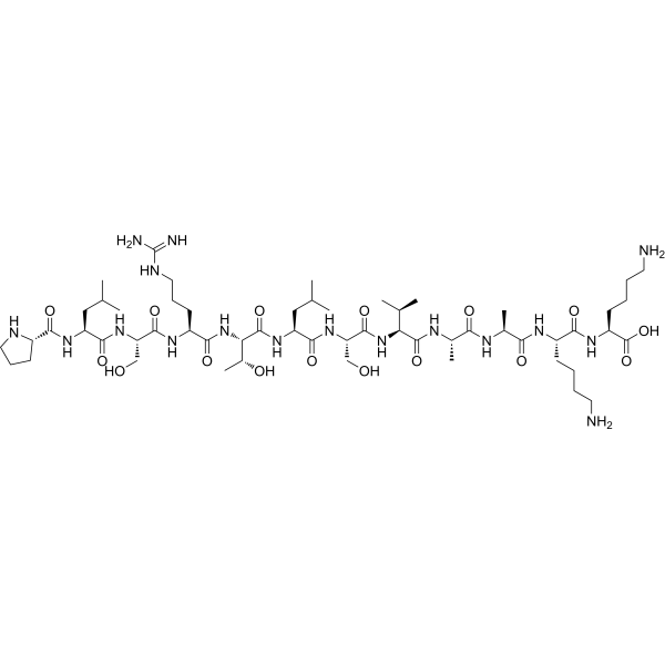 [Ala9,10, Lys11,12] Glycogen Synthase (1-12) Chemical Structure