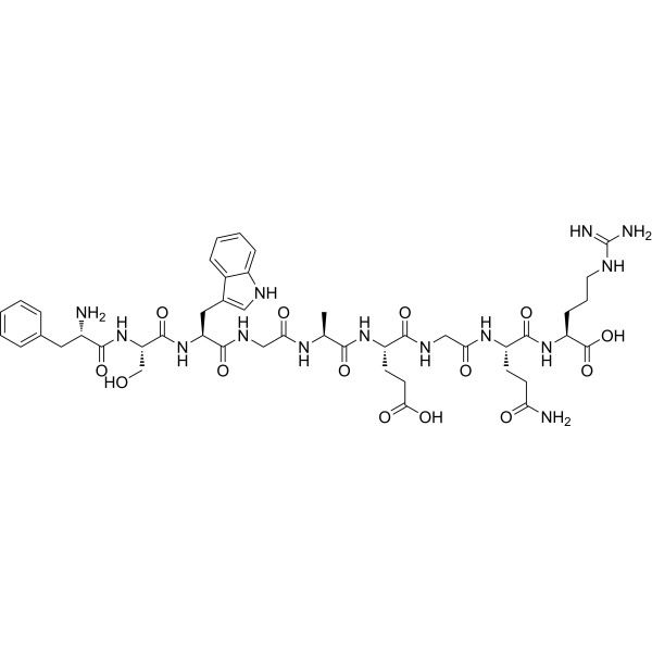 Experimental allergic encephalitogenic peptide (human) Chemical Structure