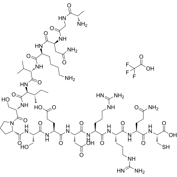 Protein kinase C α peptide TFA Chemical Structure