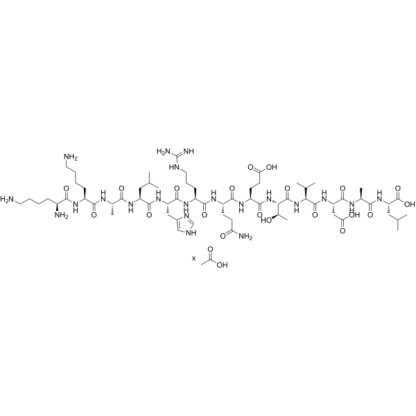 Autocamtide-3 acetate Chemical Structure