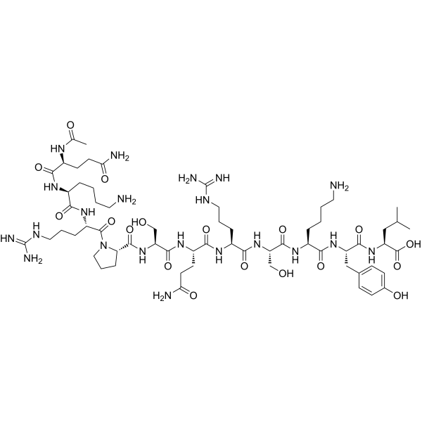 Ac-MBP (4-14) Peptide Chemical Structure