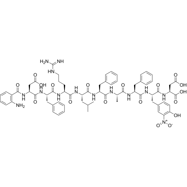Fluorescent Substrate for Subtillsin Chemical Structure