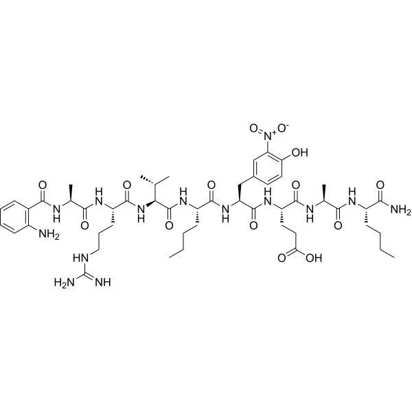 Fluorescent HIV Substrate Chemical Structure
