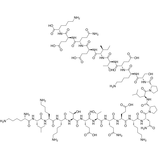 16-38-Thymosin β4 (cattle) Chemical Structure