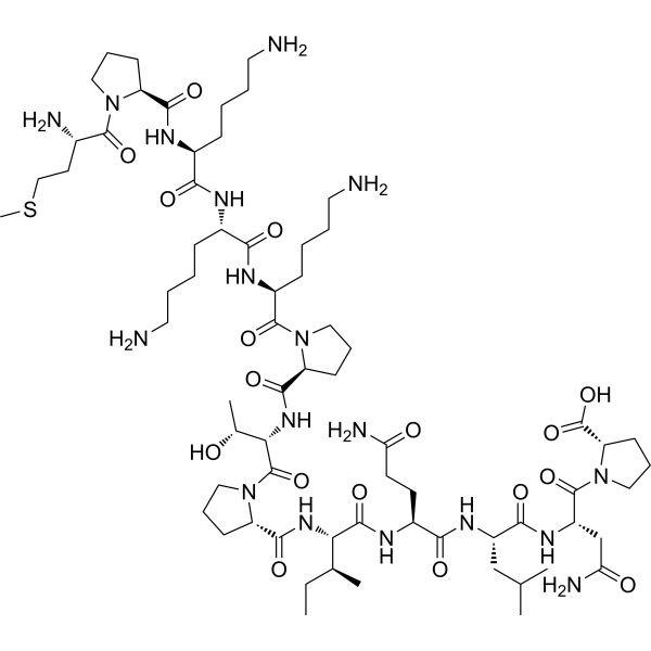MEK1 Derived Peptide Inhibitor 1 Chemical Structure
