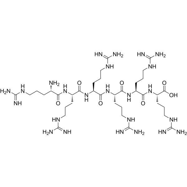 Hexaarginine Chemical Structure