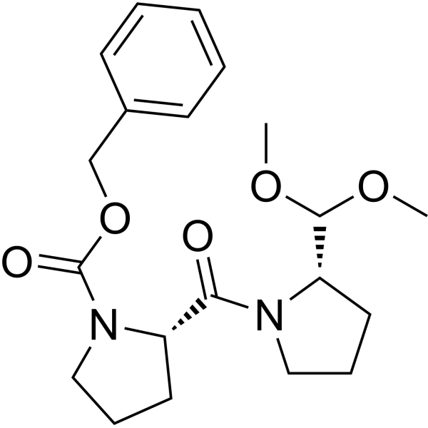 Z-Pro-Pro-aldehyde-dimethyl acetal Chemical Structure