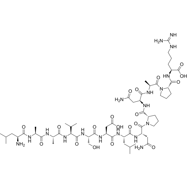 LAAVSDLNPNAPR Chemical Structure