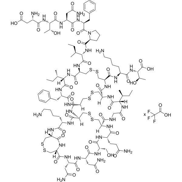 Hepcidin-1 (mouse) (TFA) Chemical Structure