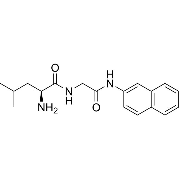 H-Leu-Gly-βNA Chemical Structure