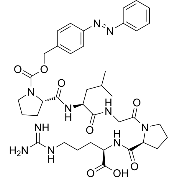 Pz-Pro-Leu-Gly-Pro-d-Arg Chemical Structure