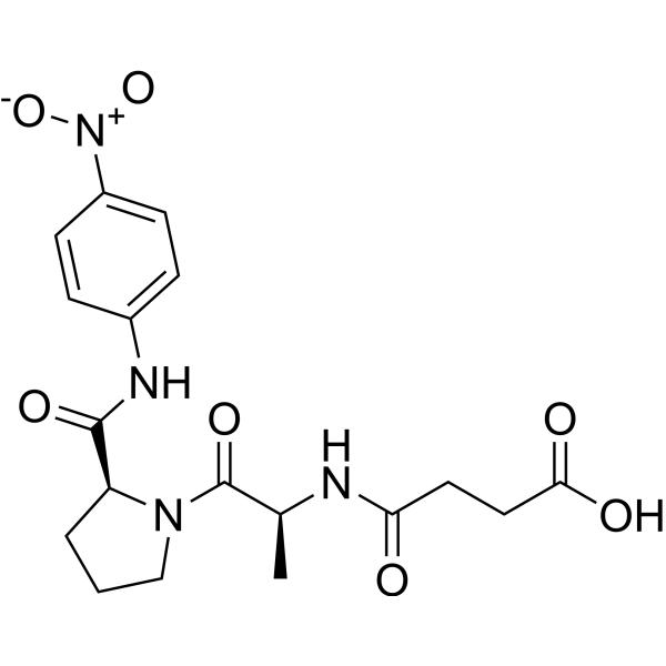 Suc-Ala-Pro-pNA Chemical Structure
