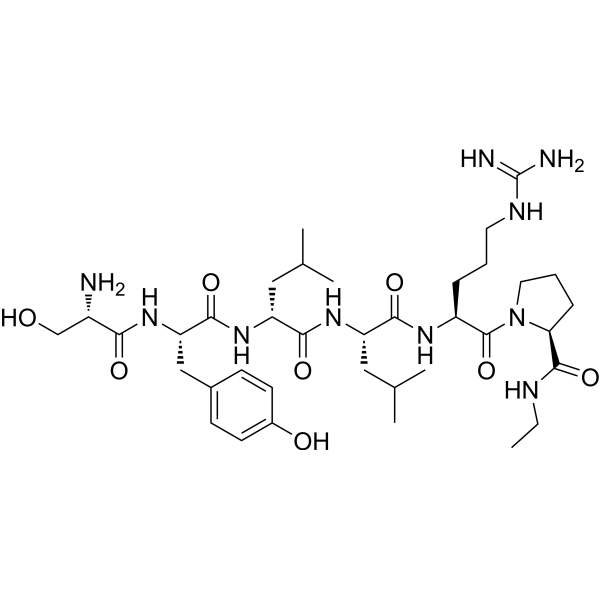 (D-Leu6,Pro-NHEt9)-LHRH (4-9) Chemical Structure
