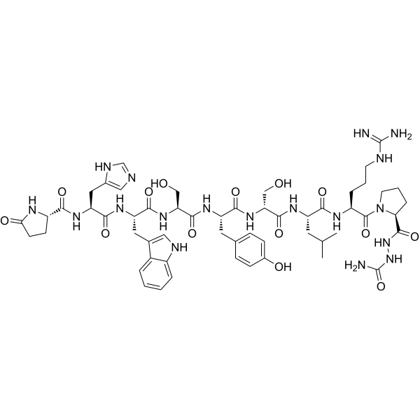 (D-Ser6,Azagly10)-LHRH Chemical Structure