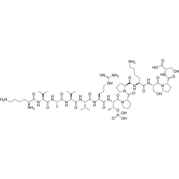 (Thr(PO3H2)231)-Tau Peptide (225-237) Chemical Structure