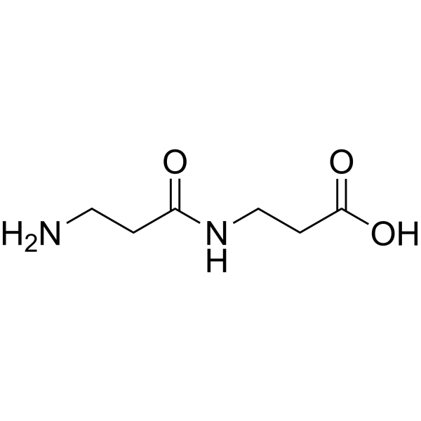 N-β-Alanyl-β-alanine Chemical Structure