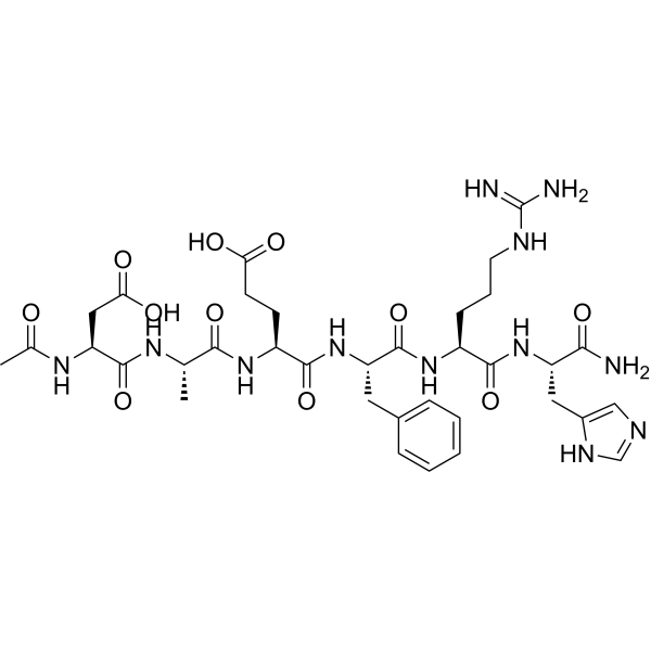 Acetyl-Amyloid β-Protein (1-6) amide Chemical Structure