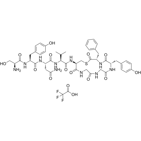 SYNV-cyclo(CGGYF) TFA Chemical Structure