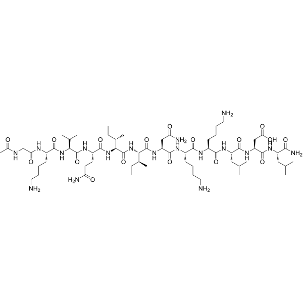 Acetyl-Tau Peptide (273-284) amide Chemical Structure