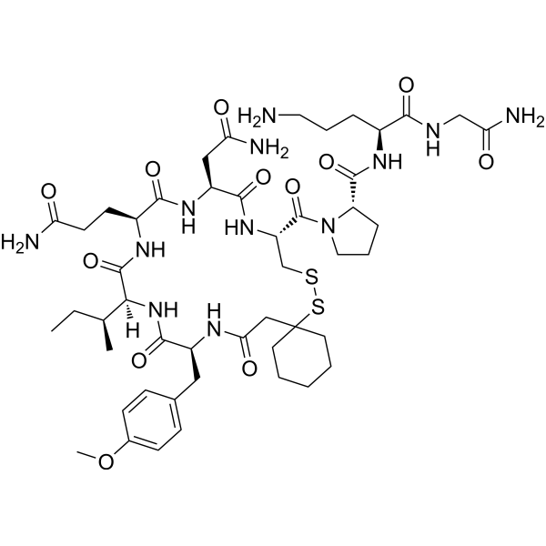 (d(CH2)51,Tyr(Me)2,Orn8)-Oxytocin Chemical Structure