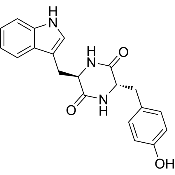 Cyclo(D-Trp-Tyr) Chemical Structure