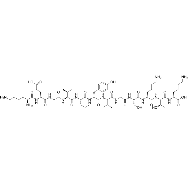 α-Synuclein (34-45) (human) Chemical Structure