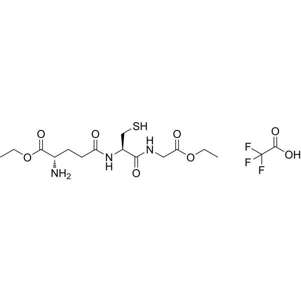 Glutathione diethyl ester TFA Chemical Structure