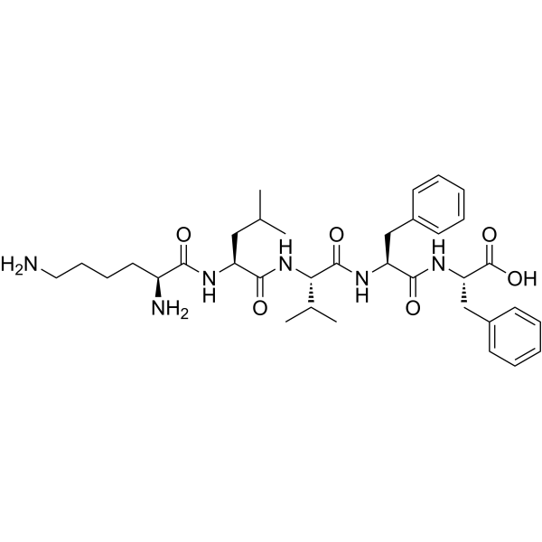 β-Amyloid peptide(16-20) Chemical Structure