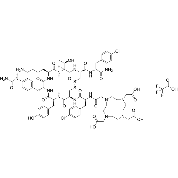 DOTA-LM3 TFA Chemical Structure