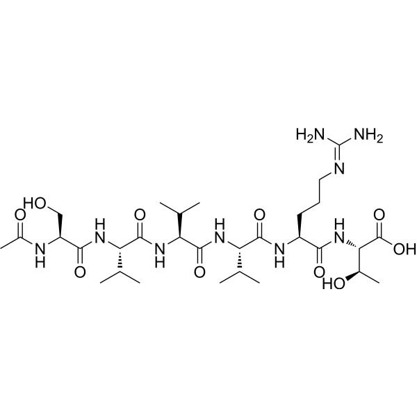 Acetyl hexapeptide-38 Chemical Structure