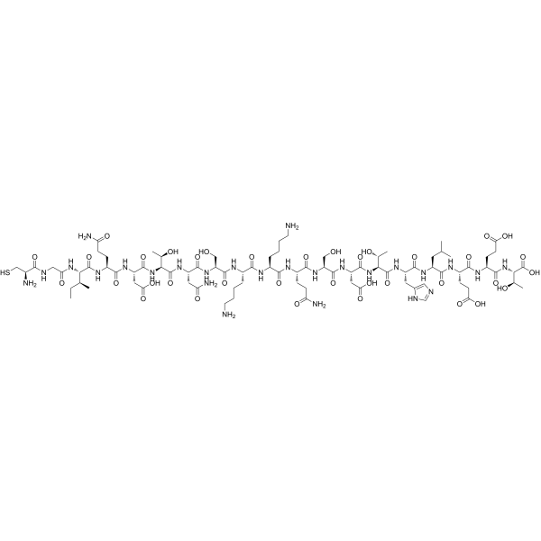 Human membrane-bound PD-L1 polypeptide Chemical Structure