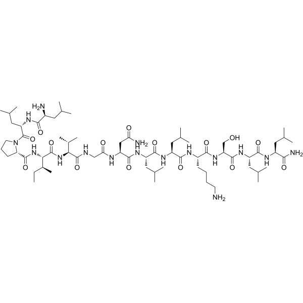 Temporin B Chemical Structure