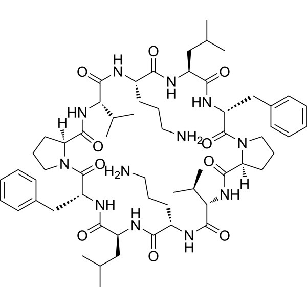 Gramicidin S Chemical Structure