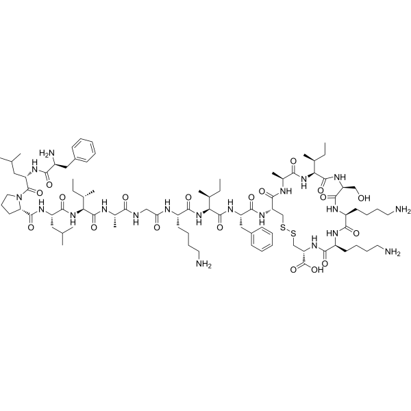 Des(8-14)brevinin-1PMa Chemical Structure