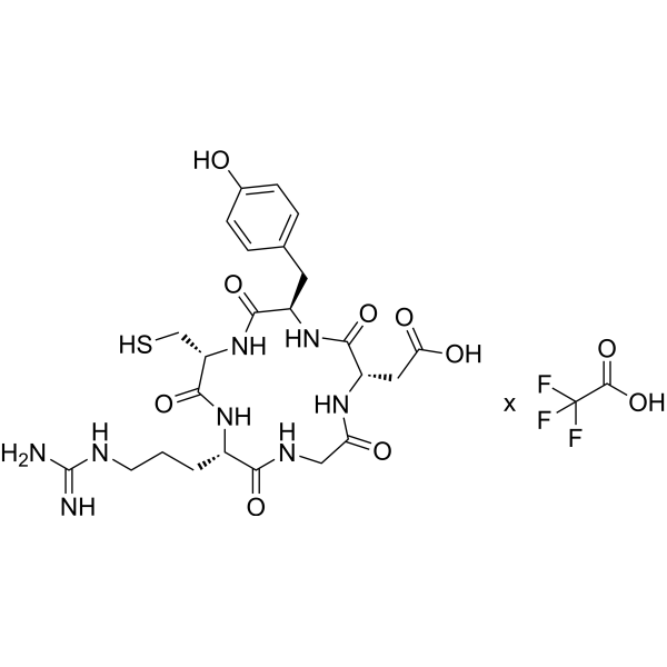 Cyclo(RGDyC) TFA Chemical Structure